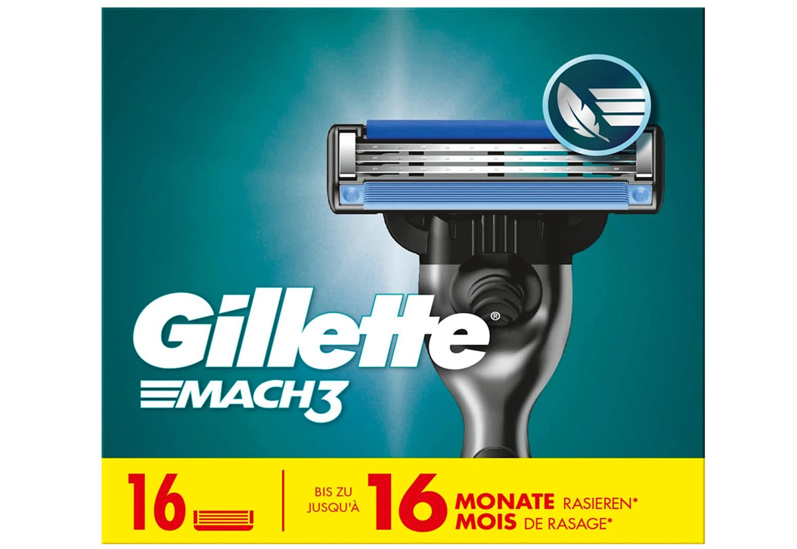 Gillette Rasierklingen Mach3, 16-tlg.