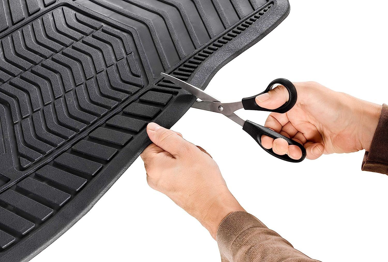 Upgrade4cars Auto-Fußmatten Gummi Fußmatten Set Universal, für Universal,  Auto-Fussmatten Universal Teppiche Set