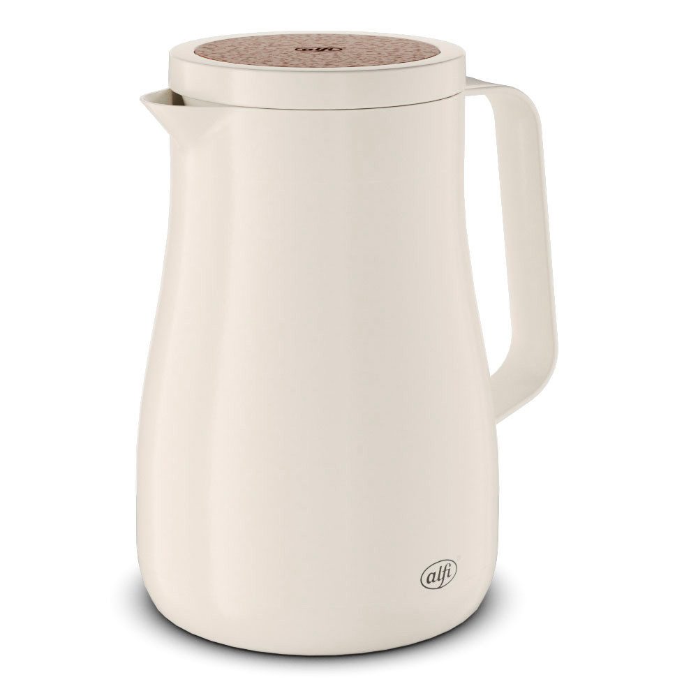 Alfi Isolierkanne STUDIO TEA, aus doppelwandigem Edelstahl, 0,7 l, (1-St), 12h heiß & 24h kalt, ergonomischer Griff, große Öffnung