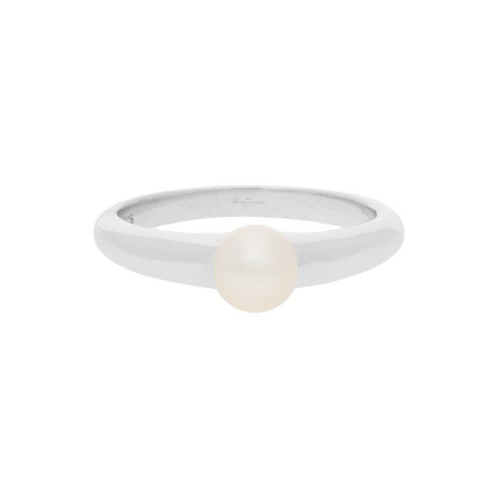 JuwelmaLux Silberring Ring Silber Fingerring Süßwasser-Zuchtperle (1-tlg) Damen Silberring Silber 925/000 inkl. Schmuckschachtel