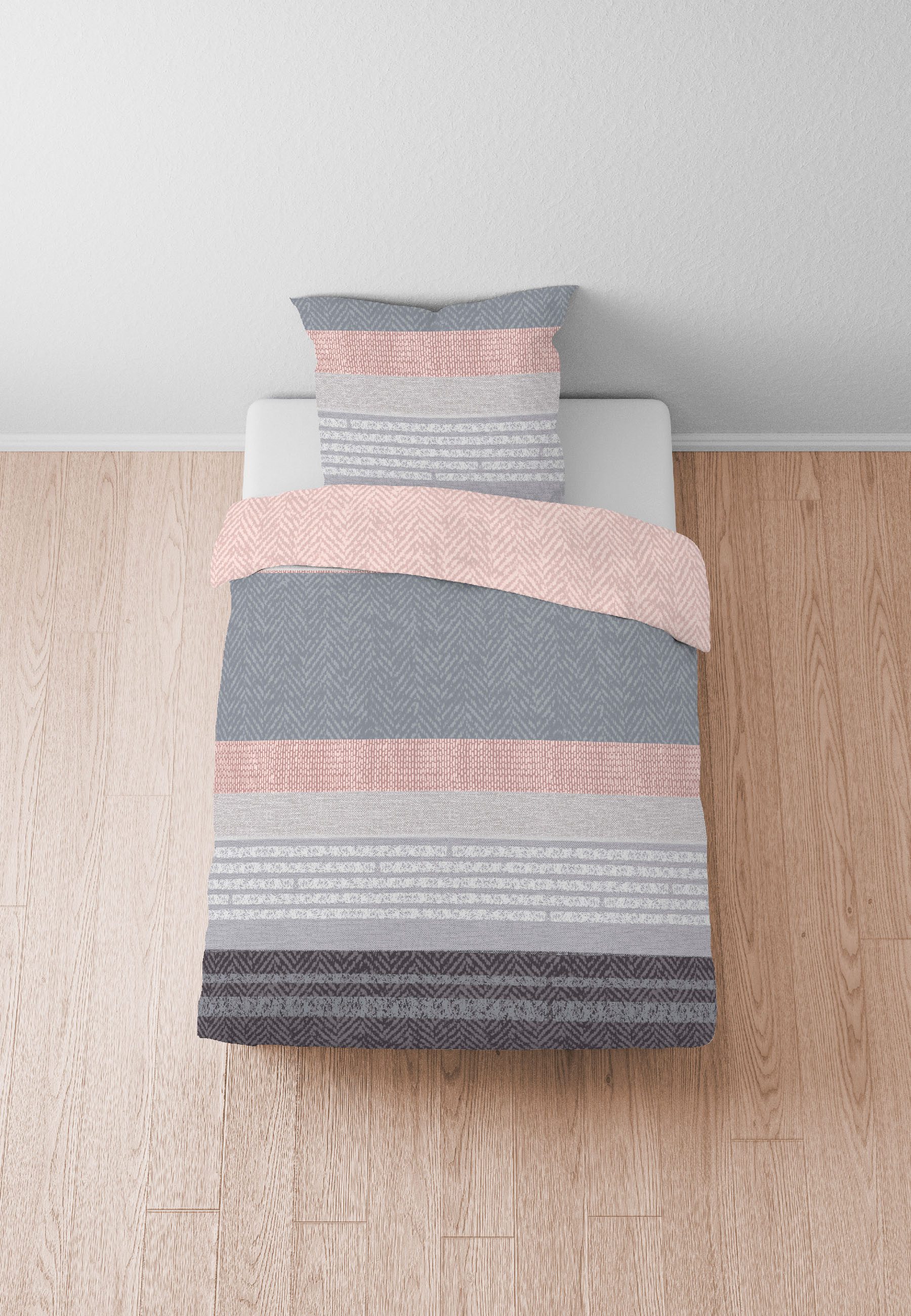 Biberna Bettwäsche 0004104, Feinbiber, 2 teilig, wohlig warm + weich, pfleg günstig online kaufen