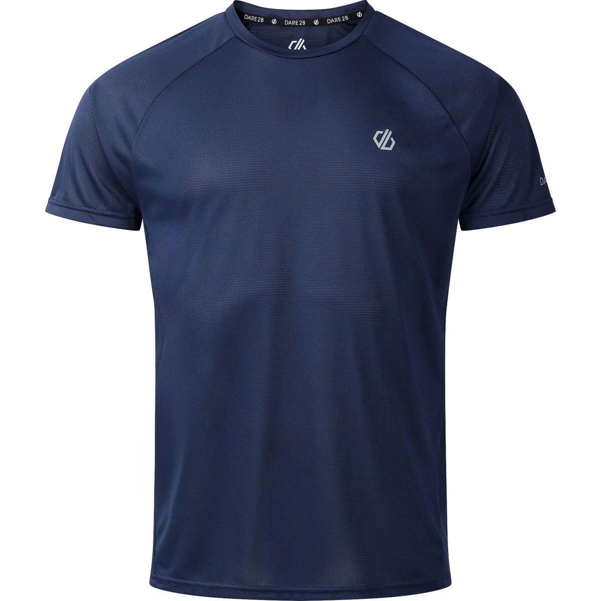 Dare2b Kurzarmshirt Accelerate Tee Leichtes, schnelltrocknendes Herren-Shirt mit reflektierenden Details