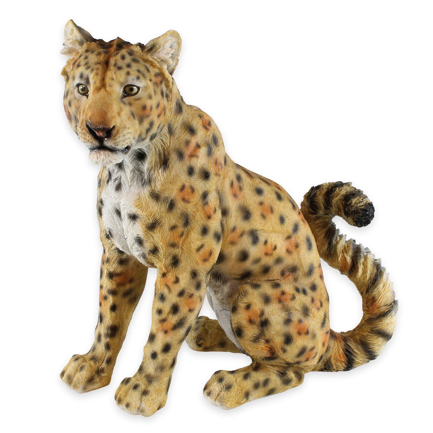 colourliving Tierfigur Lebensechte Panther Figur sitzend günstig online kaufen