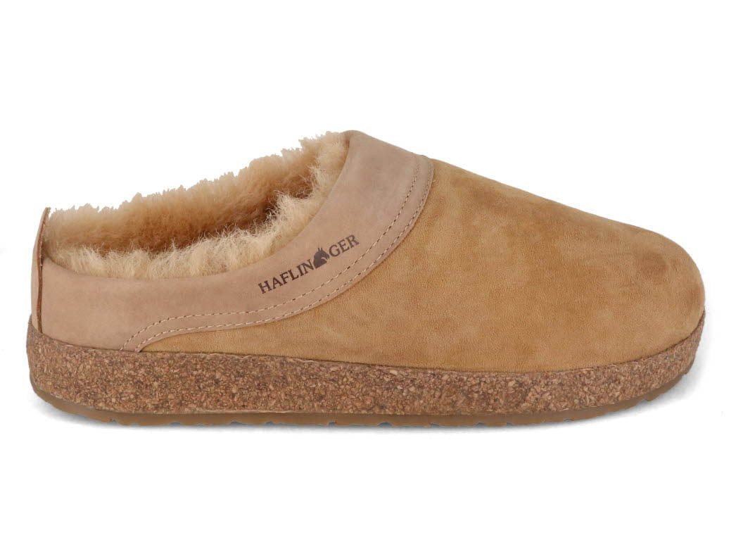 Haflinger Lammfellclogs Snowbird Hausschuh outdoor geeignet
