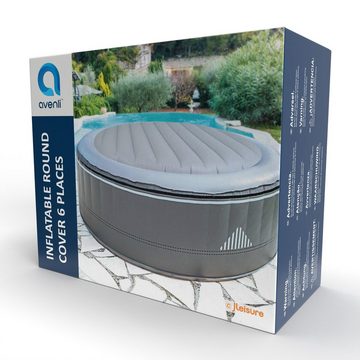 Avenli Pool-Abdeckplane CleanPlus Abdeckung Spa (Whirlpool Deckeleinsatz 165x18 cm, 1-St), Für Whirlpools mit einem Innendurchmesser von 160 cm