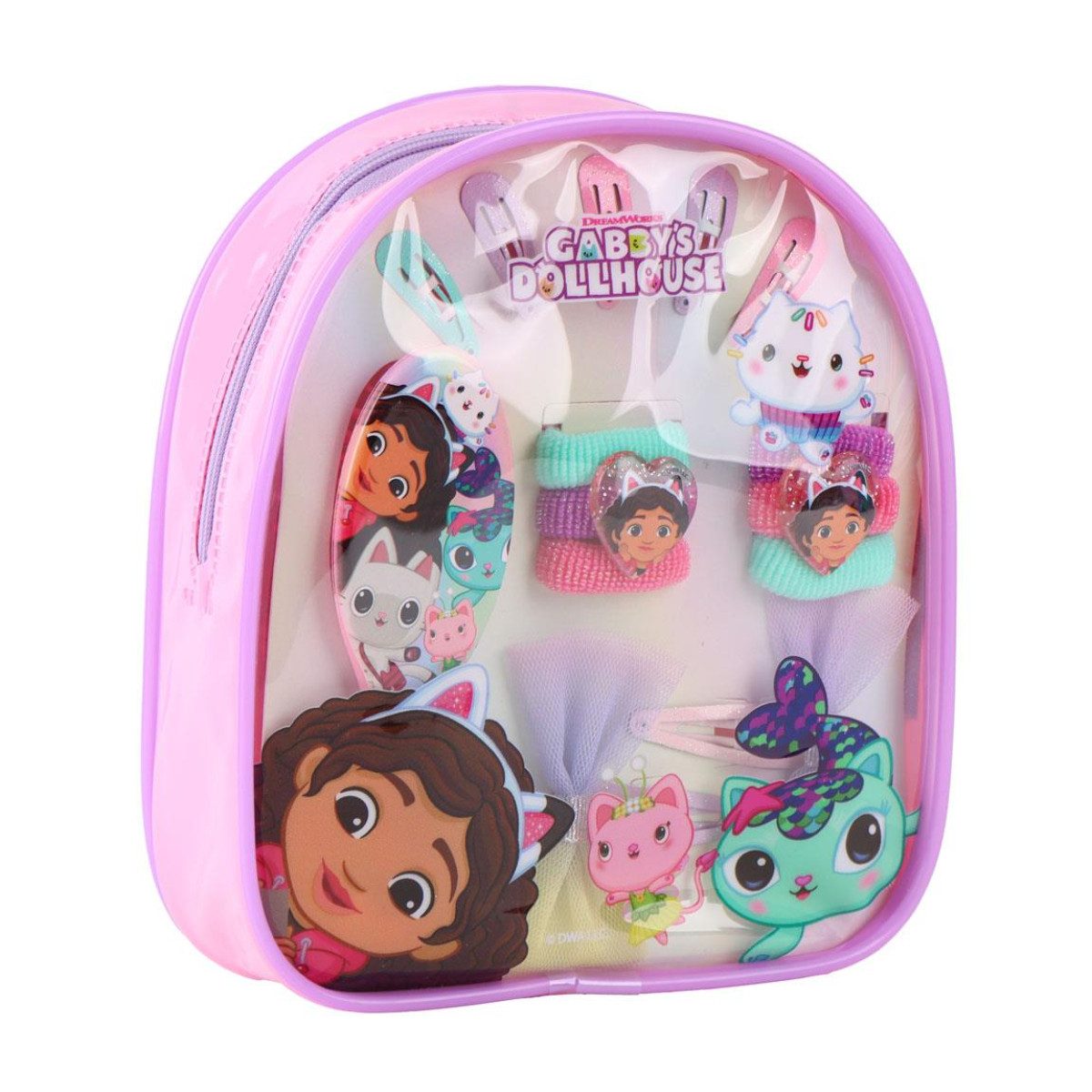Dreamworks Gabby’s Dollhouse Beautycase Beauty Set für Kinder mit Spielaccessoires