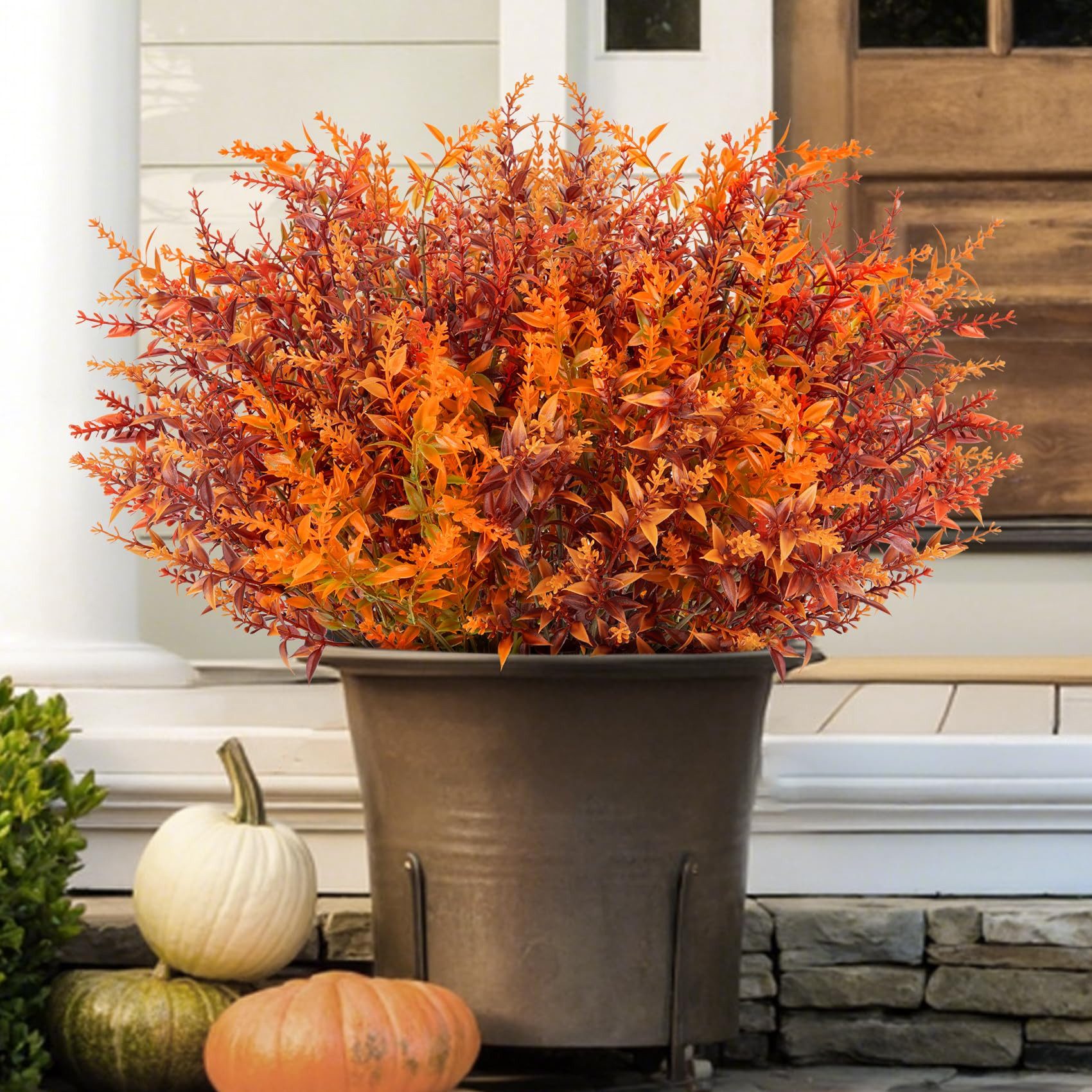 Kunstblumenstrauß Herbstblumen Künstlich Herbststrauß Kunstblumen Herbst Deko, Bomiclss, für Drinnen Draußen Garten Tisch Erntedankfest Herbstdeko – Bild 5 von 5