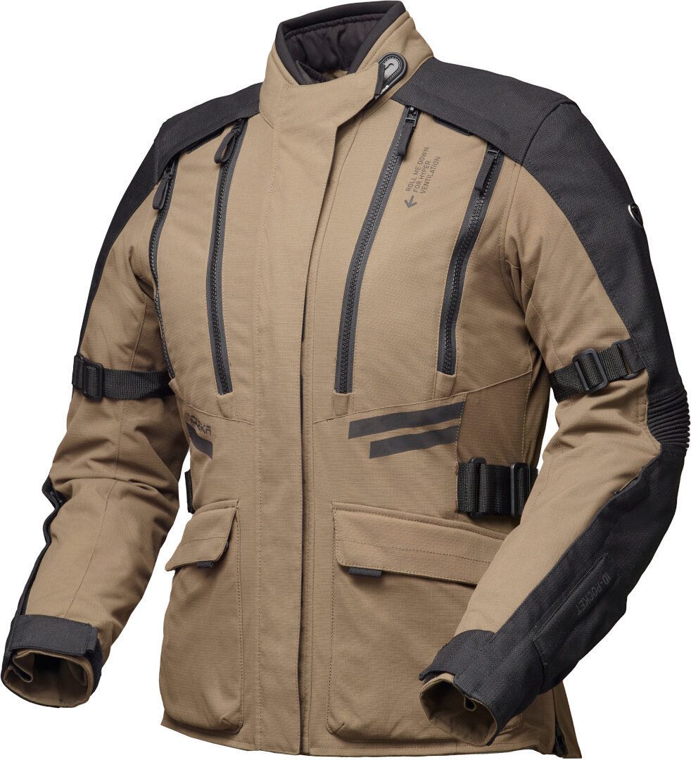 Modeka Motorradjacke Lucano wasserdichte Damen Motorrad Textiljacke herausnehmbares Innenfutter,herausnehmbare Membrane,wasserdicht