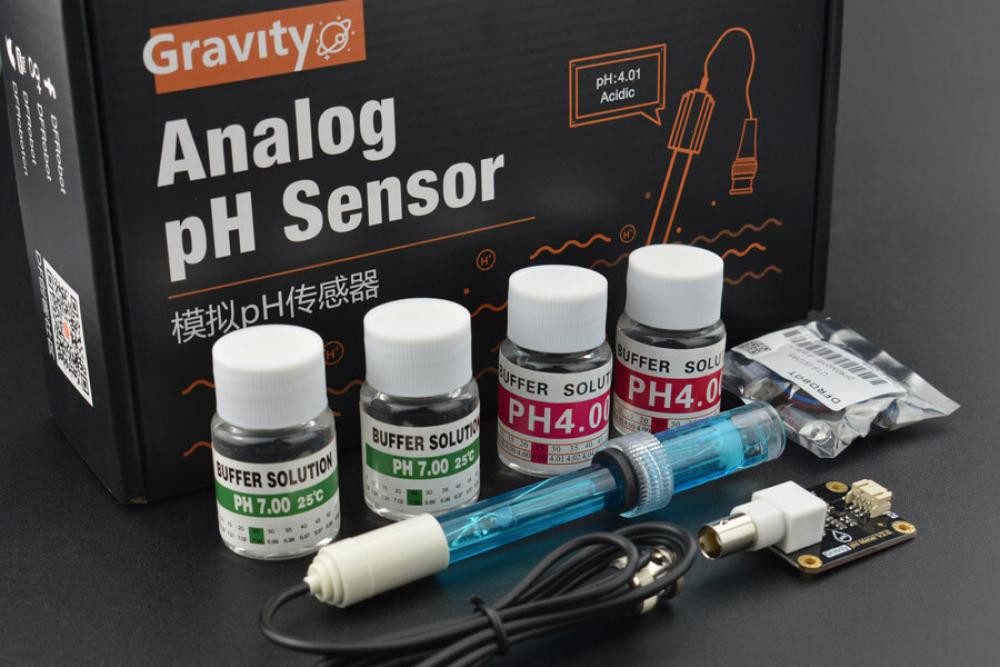 DFRobot Gartenpflege-Set DFRobot Gravity - Analoger pH-Sensor/Meter Kit V2
