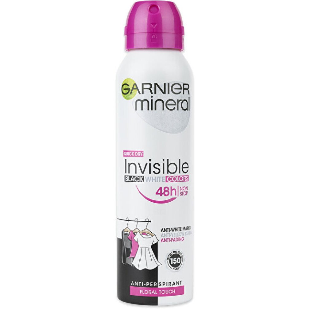 GARNIER Deo-Roller Mineralisches Deodorant für lang anhaltende Frische Invisible Spray