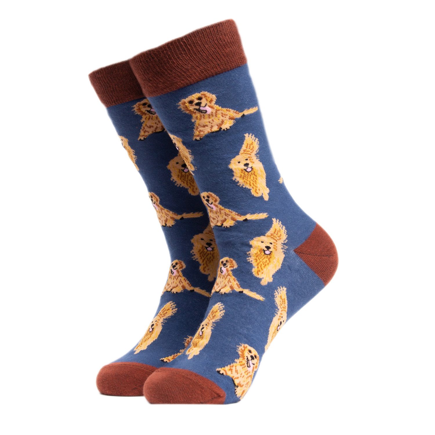 Freizeitsocken Golden Retriever Hund Soctopus Socken in 43-46 im Paar