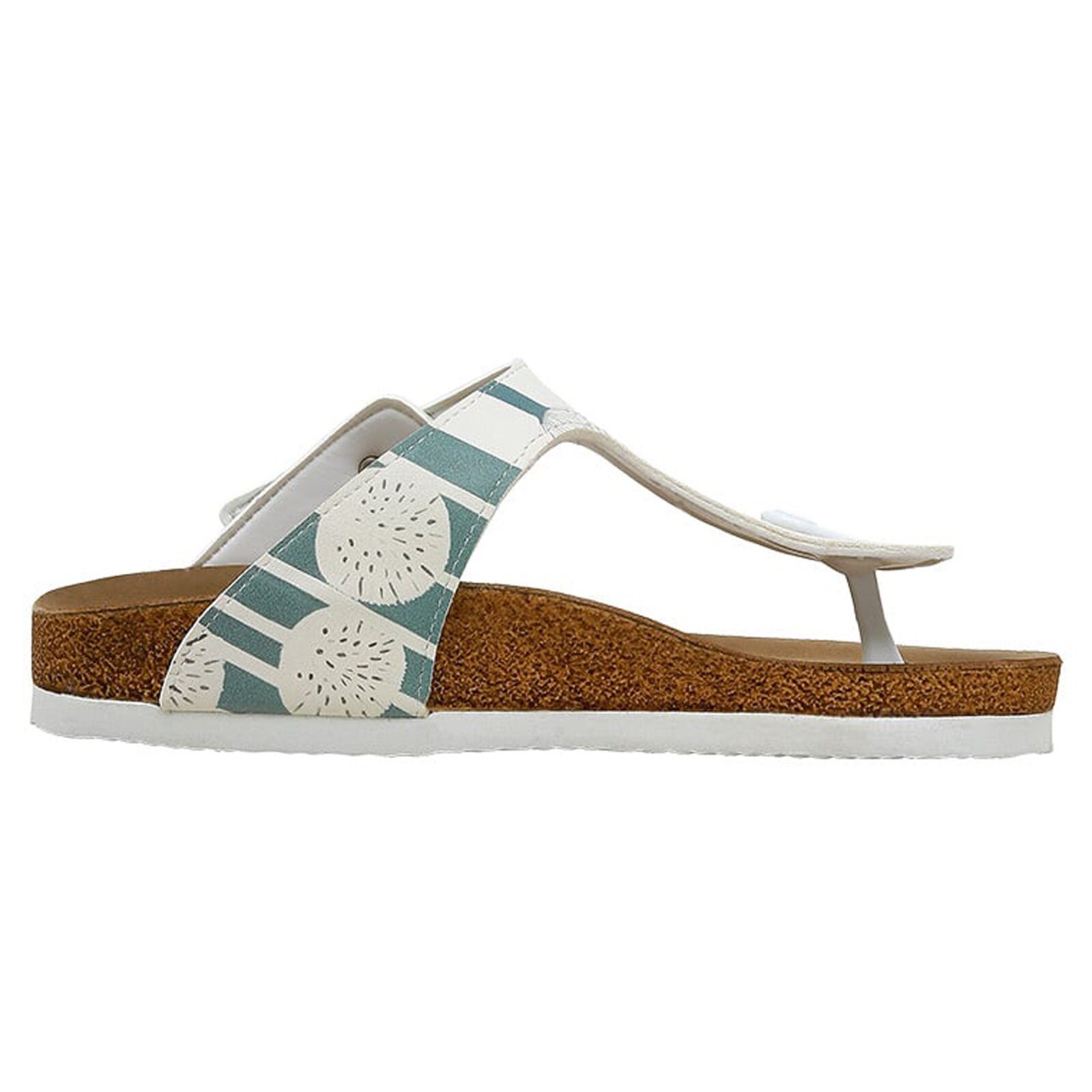 DOGO Lila Zehentrenner Dandelion Damen Sandalen Zehentrenner Handgefertigt