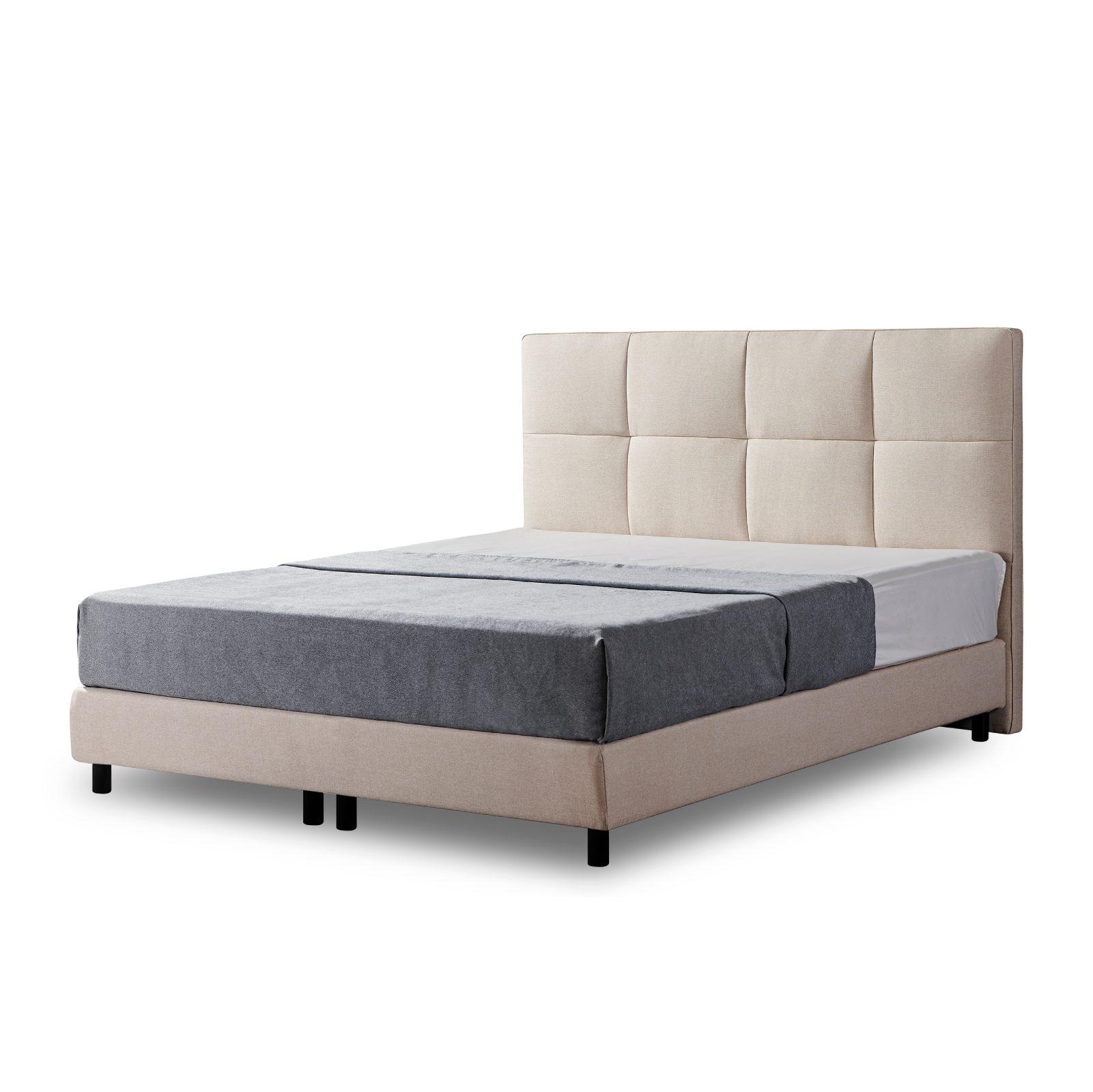V6 Boxspringbett Modell 213 mit Taschenfederkernmatratze