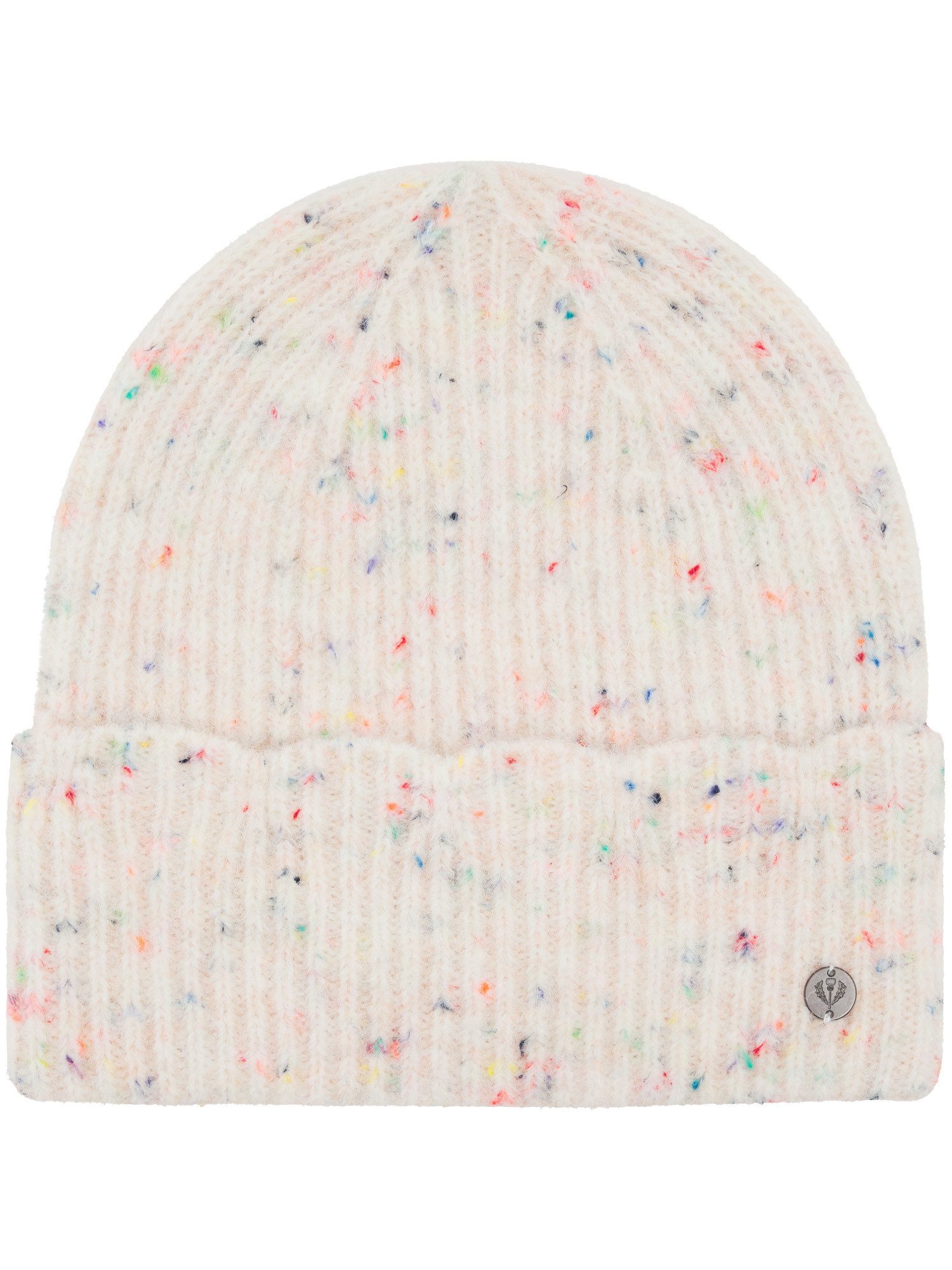 Fraas Strickmütze Sustainability Edition - Bunt melierte Strickmütze