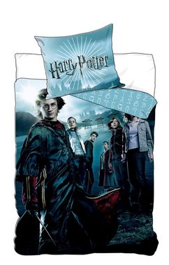Bettwäsche Harry Potter und der Feuerkelch - 2 x Bettwäsche-Set, 135x200 & 80x80, Harry Potter, Baumwolle, 100% Baumwolle