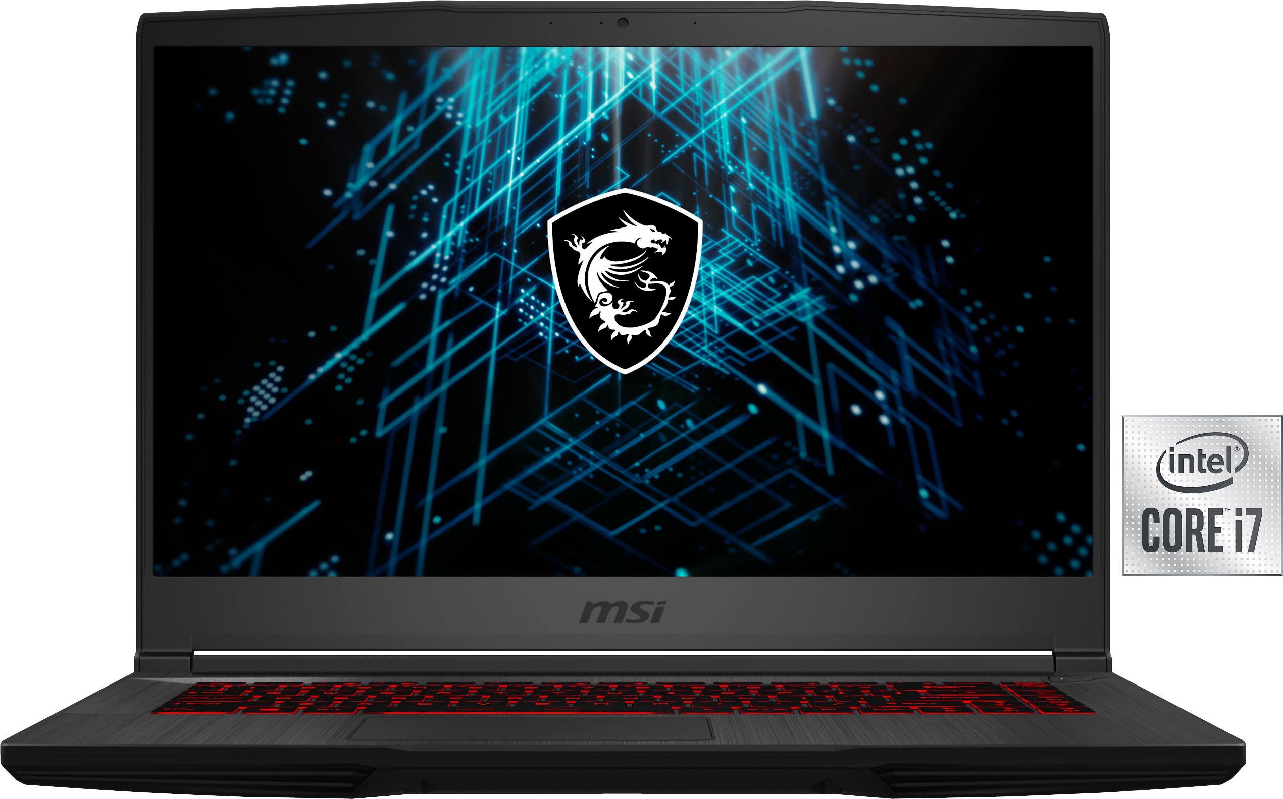 MSI GF65 Thin 10UE-095 Gaming-Notebook (39,6 cm/15,6 Zoll, Intel Core i7  10750H, GeForce RTX™ 3060, 512 GB SSD)