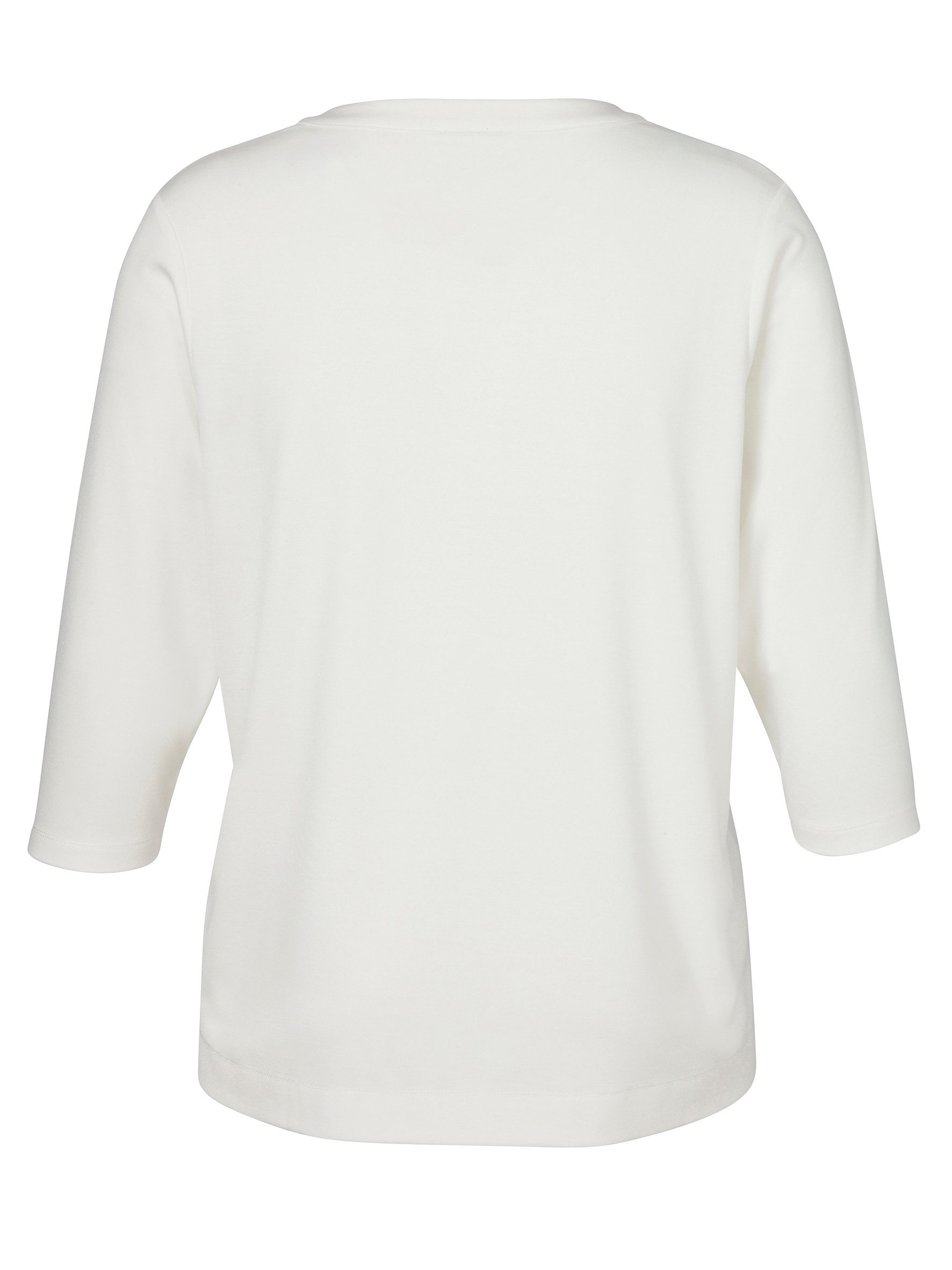 VIA APPIA Blusentop T-Shirt V-Ausschnitt 3/4 Arm