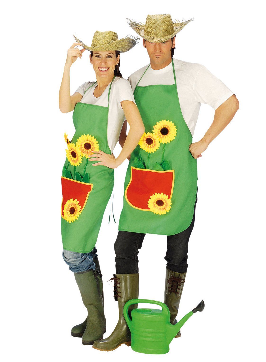 Metamorph Kostüm Gartenschürze, Blümchen-Schürze für Gärtner und Floristen