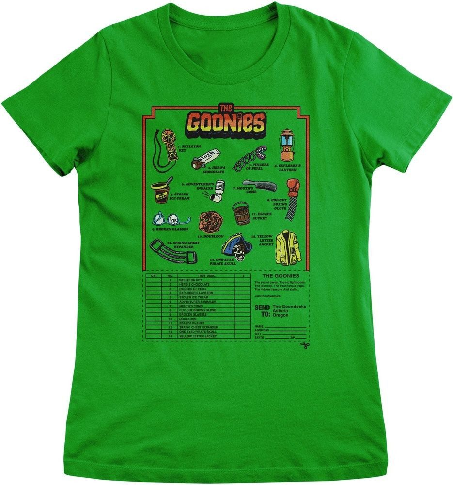 The Goonies T-Shirt The Goonies Accessories Mail Order Girly Tee