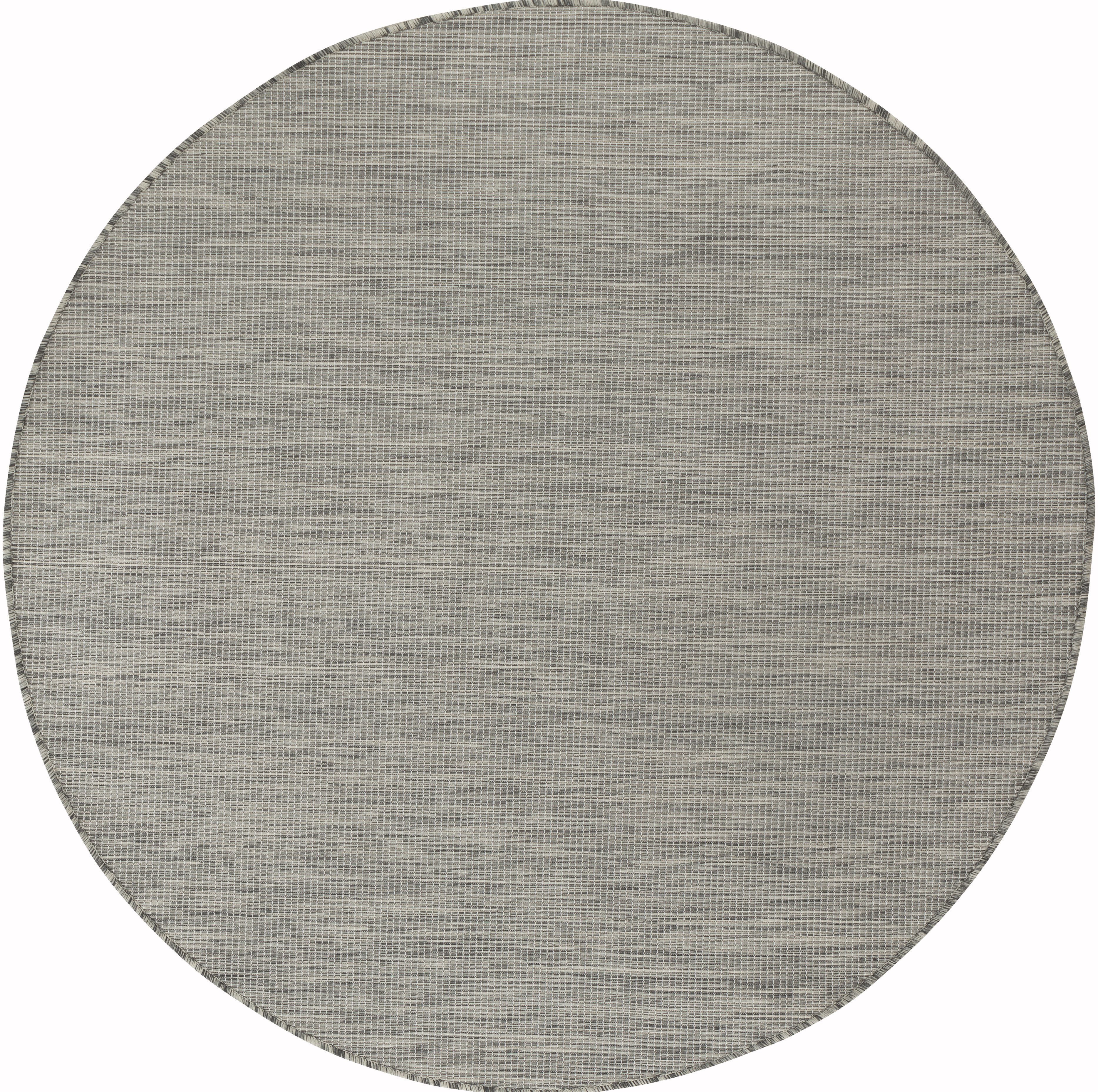 Jimri Outdoorteppich Key West, Rund, Outdoor Teppich Balkonteppich Terassenteppich