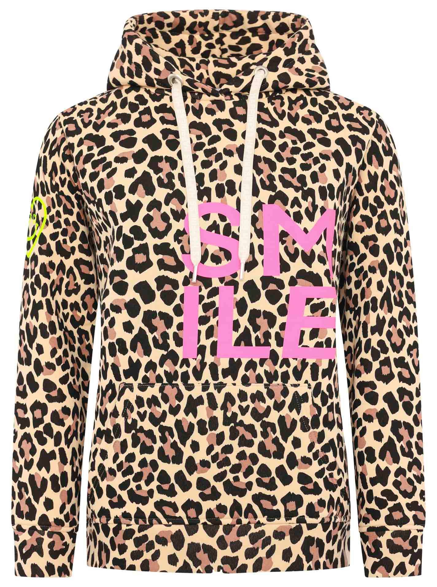 Zwillingsherz Sweater "Alissa LEO" mit SMILE Print günstig online kaufen