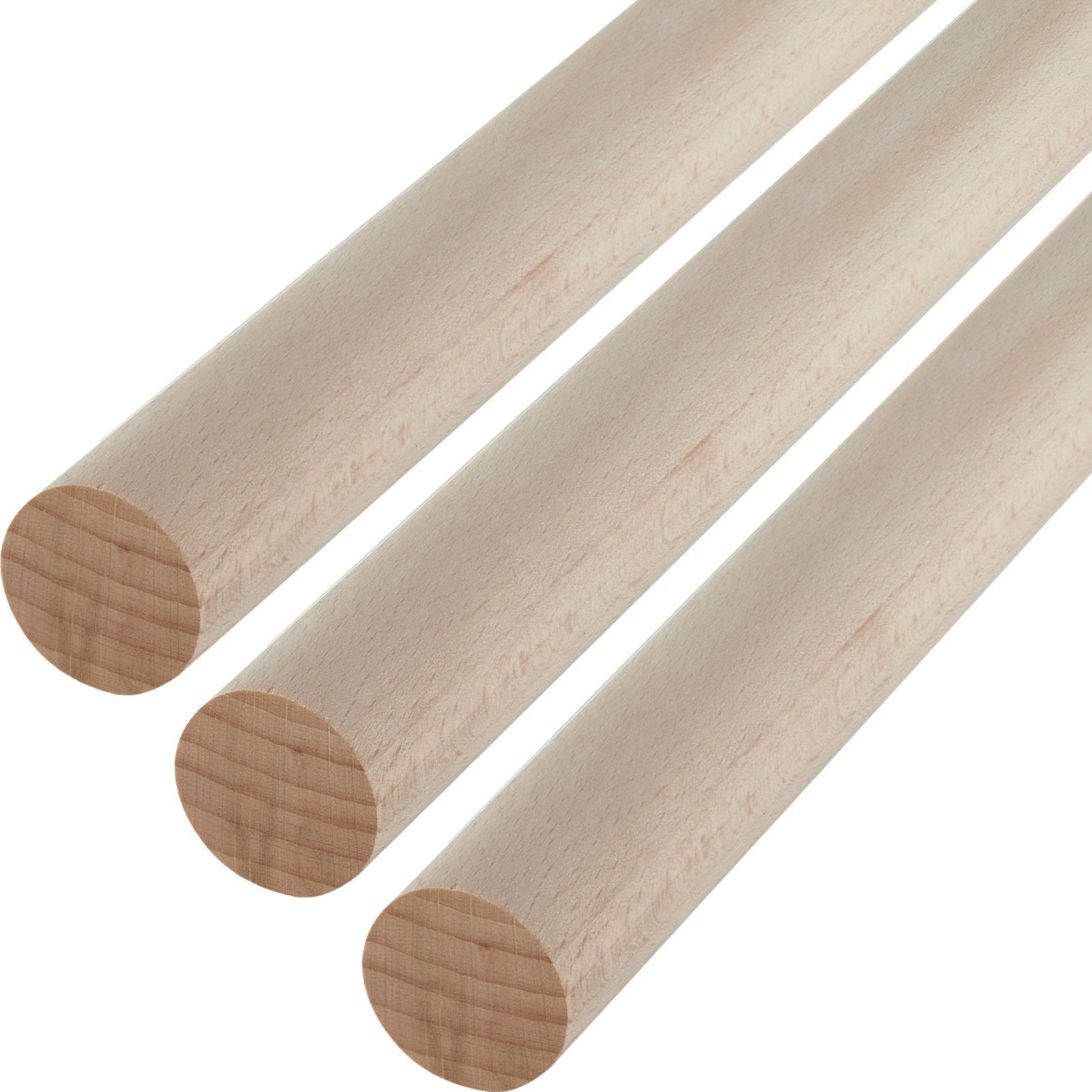 SO-TECH® Kleiderstange Garderobenstange Rundstab Holzstab zum Basteln Ø 30 günstig online kaufen