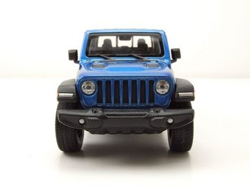 Welly Modellauto Jeep Gladiator Rubicon Pick Up 2019 blau Modellauto 1:24 Welly, Maßstab 1:24