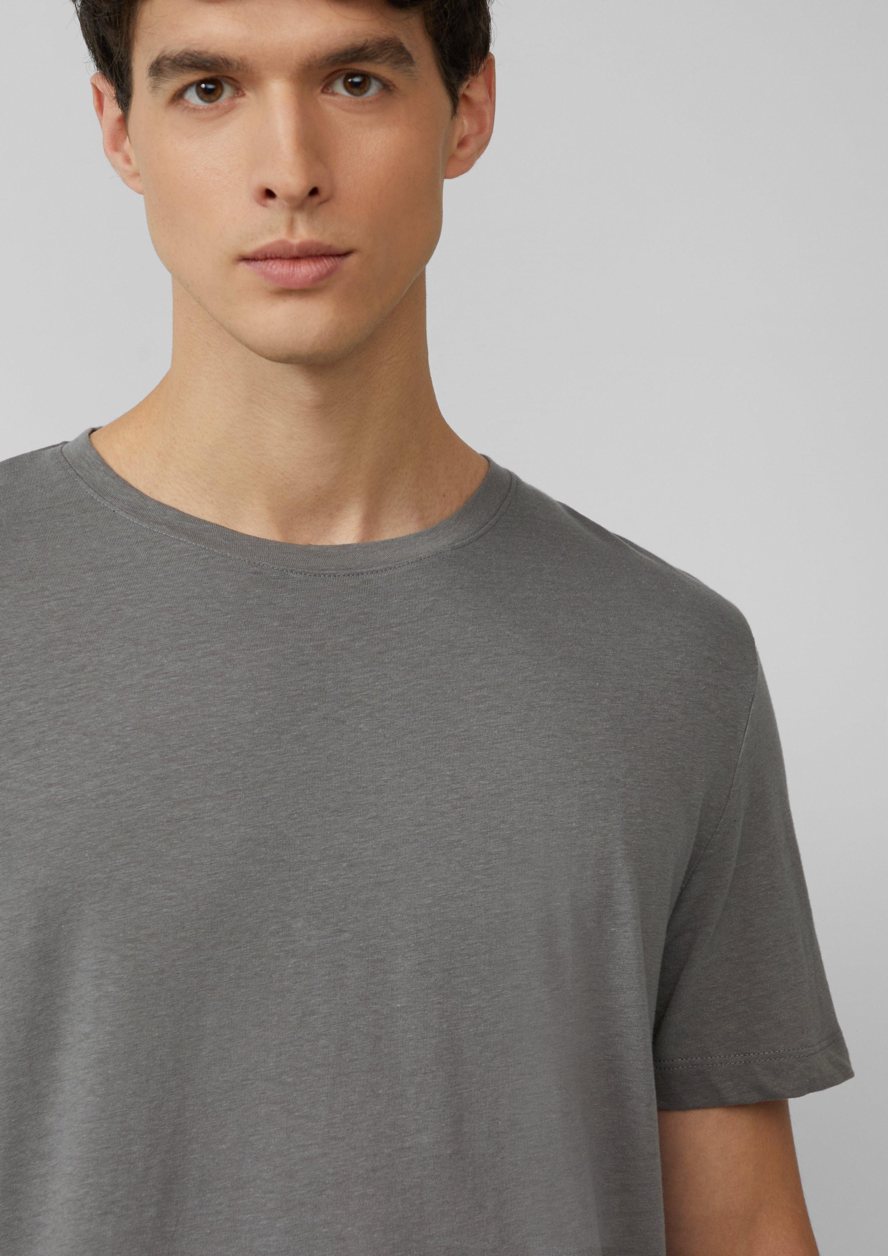 s.Oliver Kurzarmshirt Jersey-T-Shirt aus Leinenmix günstig online kaufen