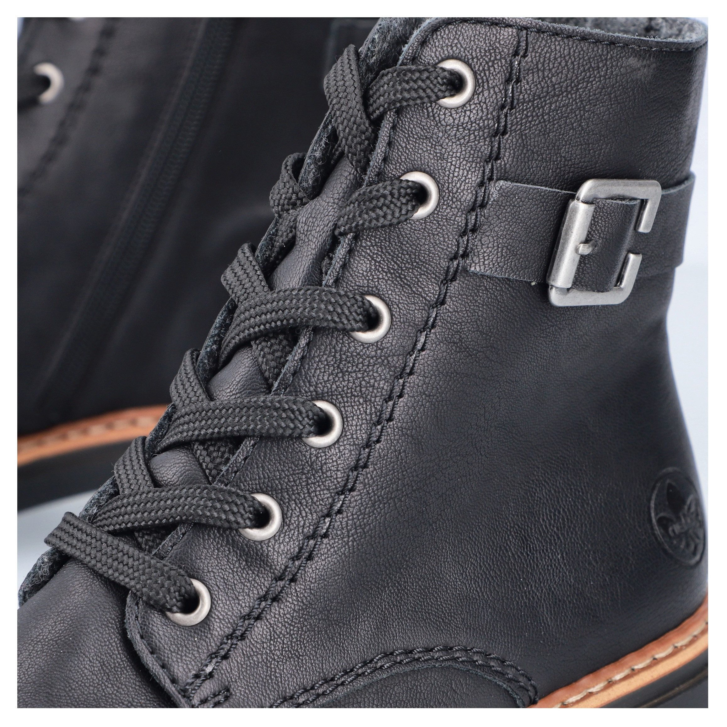 Rieker Schnürboots, Winterstiefel, Boots mit kontrastfarbener günstig online kaufen