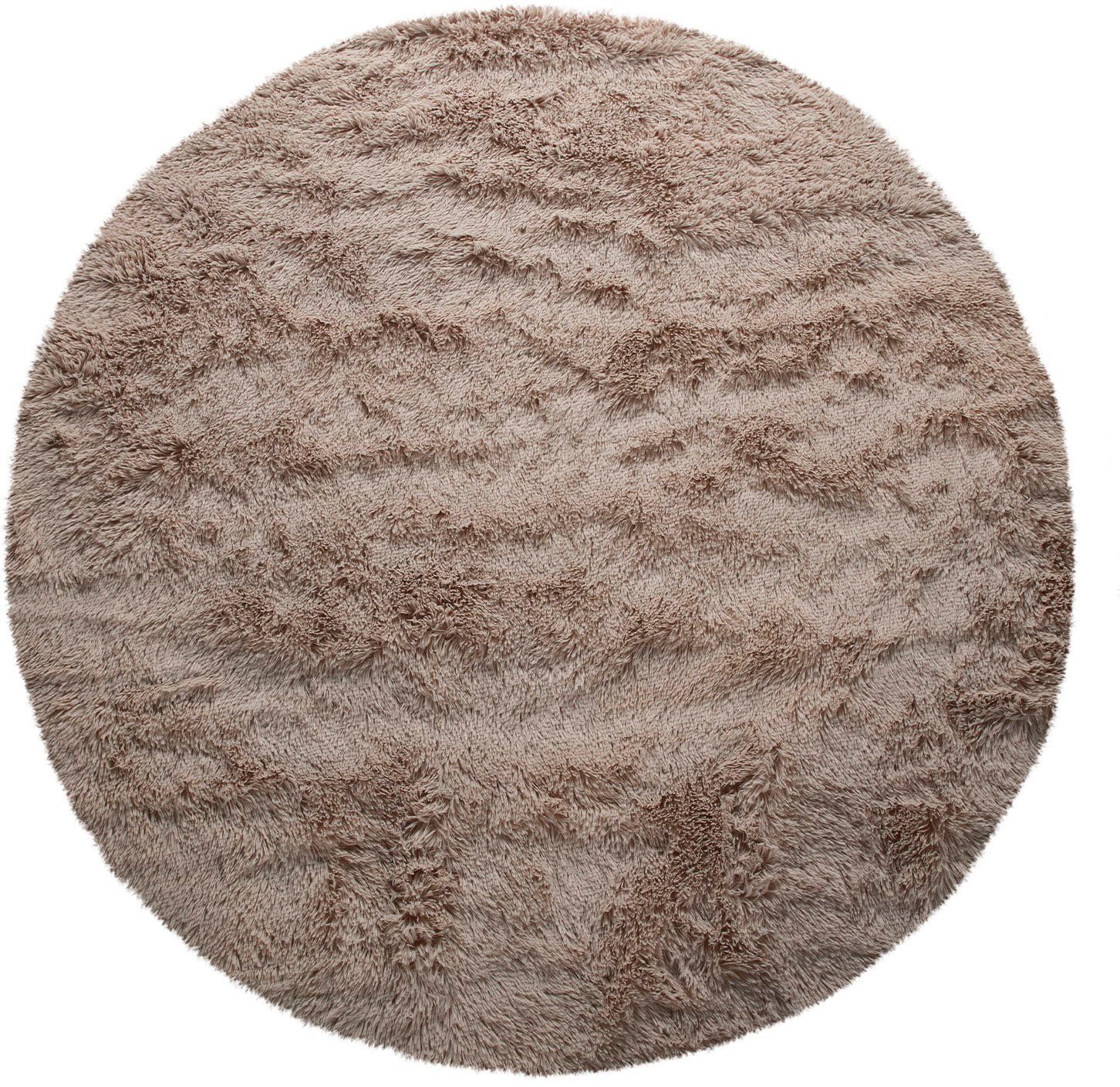 Paco Home Hochflor-Teppich Silky 591, rund, Höhe: 37 mm, Uni Farben, besond günstig online kaufen