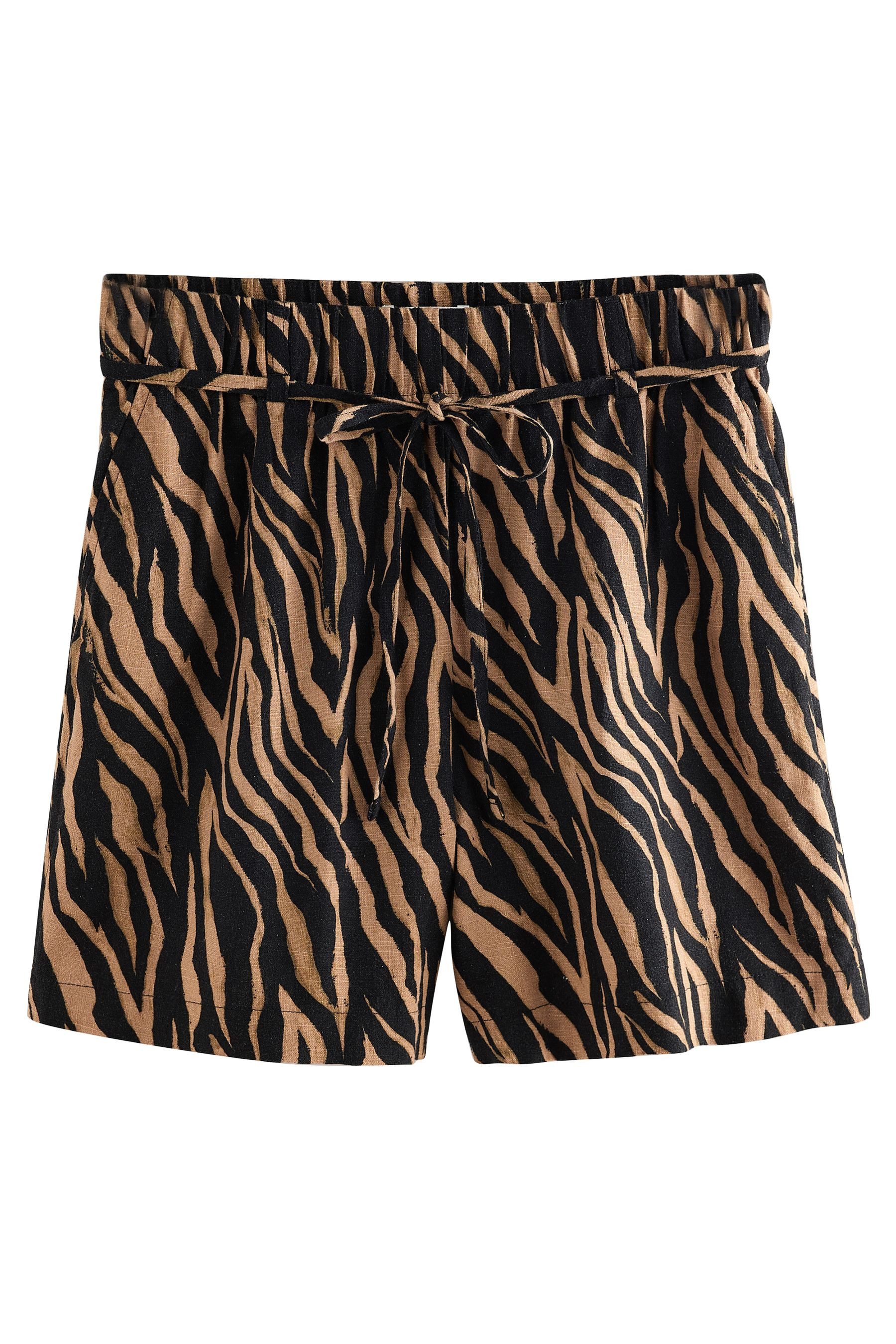 Next Shorts Boy-Short mit Bindegürtel aus Leinengemisch (1-tlg) günstig online kaufen