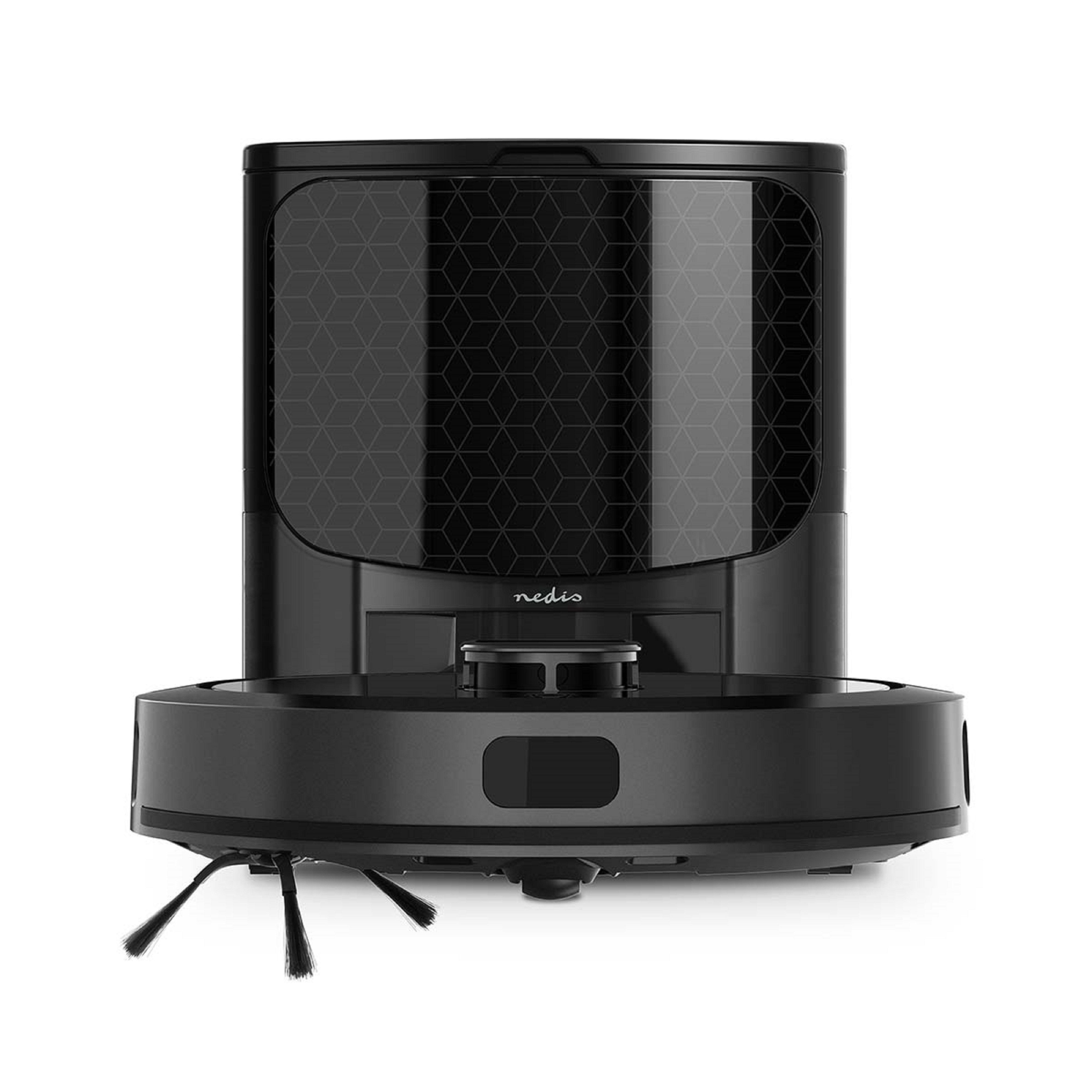 Nedis Saugroboter WIFIVCL002CBK, Beutel, Saug- Wischroboter mit 180 min Laufzeit, Wifi, 4000 Pa & Lasermapping
