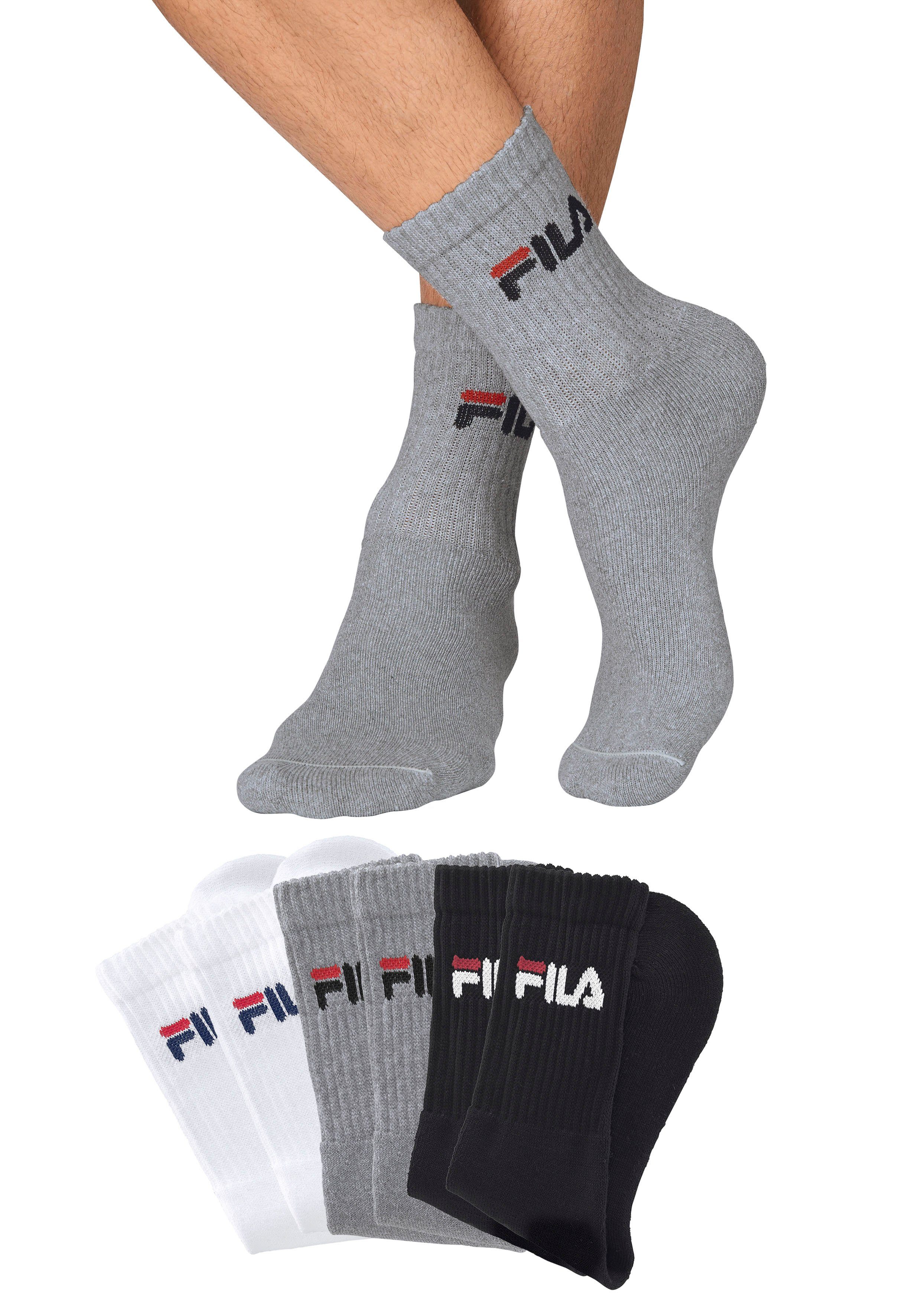 Fila Tennissocken UNISEX CREW TENNIS FULL TERRY SOCKS (6-Paar) Sportsocken, günstig online kaufen