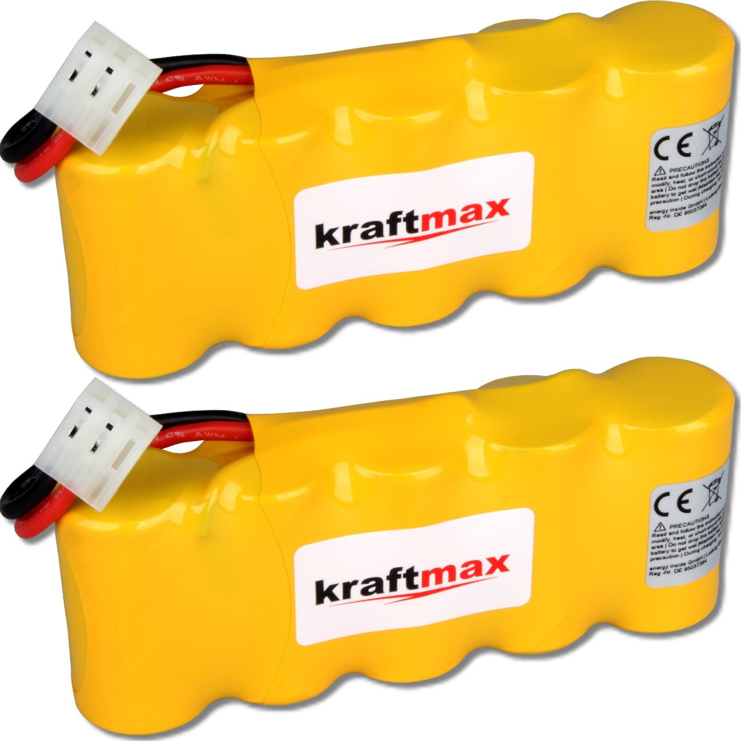 kraftmax 2X Akku für Bosch SOMFY K8 K10 K12-6V / 2000mAh NIMH Akku Kraftmax Akku 6 V / 2000 mAh für Bosch SOMFY K8/K10/K12 2000 mAh (6 V V, 1 St), Kompatibel mit Bosch SOMFY K8, K10, K12