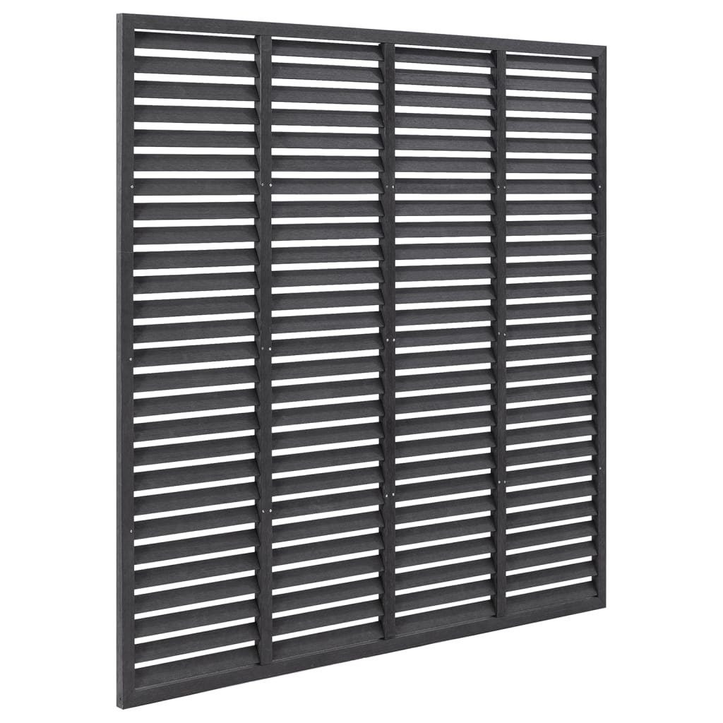 vidaXL Gartenzaun Lamellenzaun WPC 180x180 cm günstig online kaufen