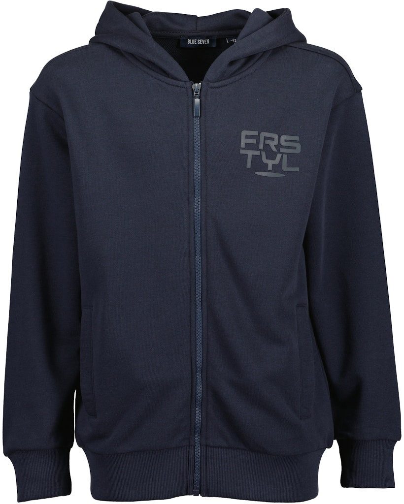 Blue Seven Sweatjacke Blue Seven Jungen Sweatjacke Jacke Kapuze FRSTYL nachtblau (1-tlg., kein Set)