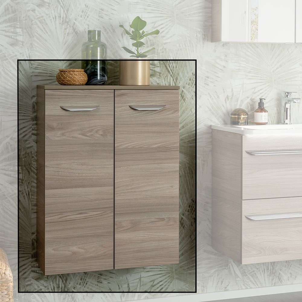 FACKELMANN Midischrank Luxor Doppel-Midischrank - Steinesche - 60cm
