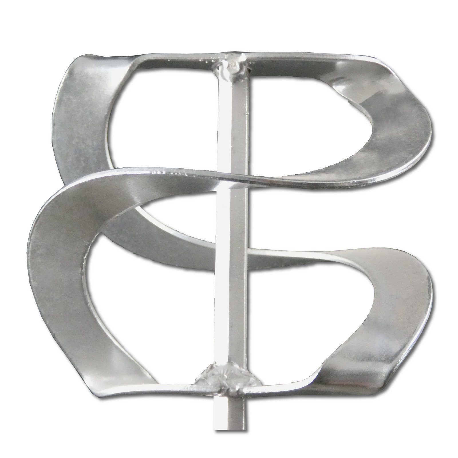 DEWEPRO Rührquirl 15,00 ø Ø (1-St) Ring, mm, verzinkt 150mm = ohne Wendelrührer Korb Spiralform