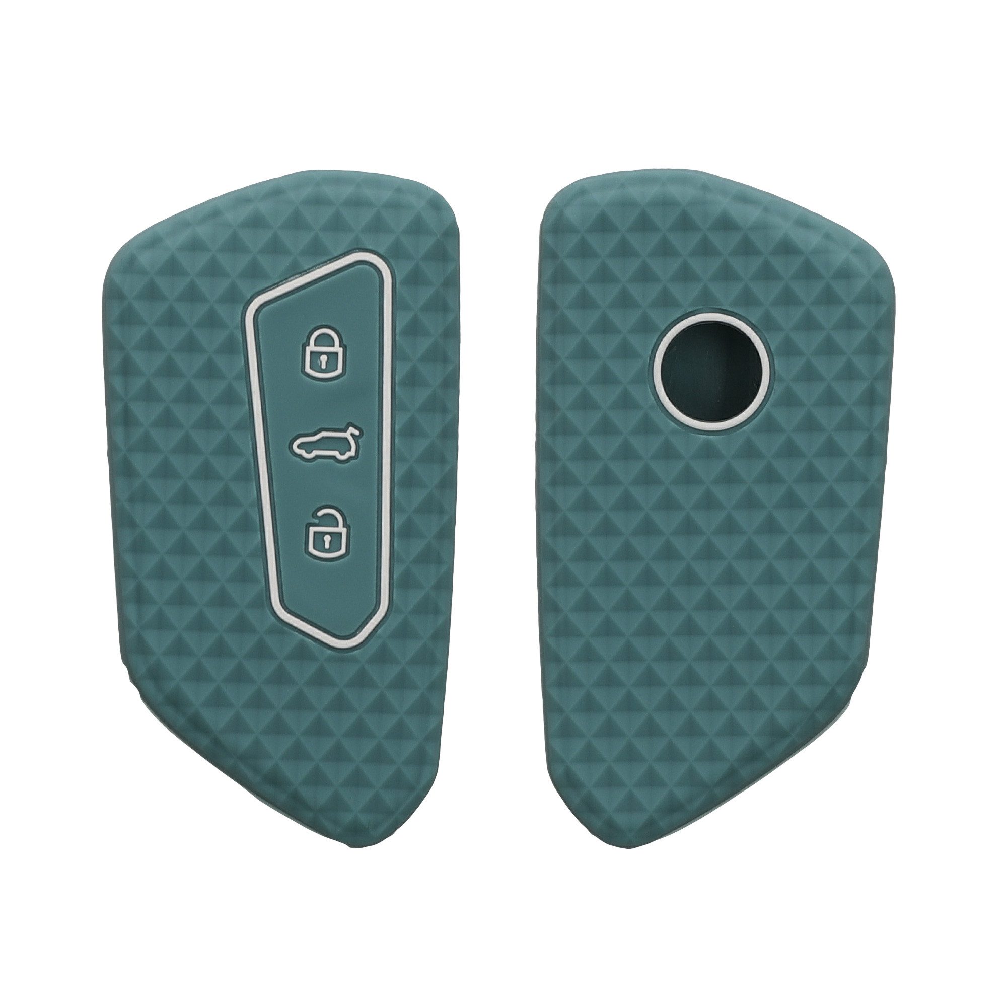 kwmobile Schlüsseltasche Autoschlüssel Silikon Hülle für VW Golf 8 (1-tlg), Schlüsselhülle Schlüssel Case Cover