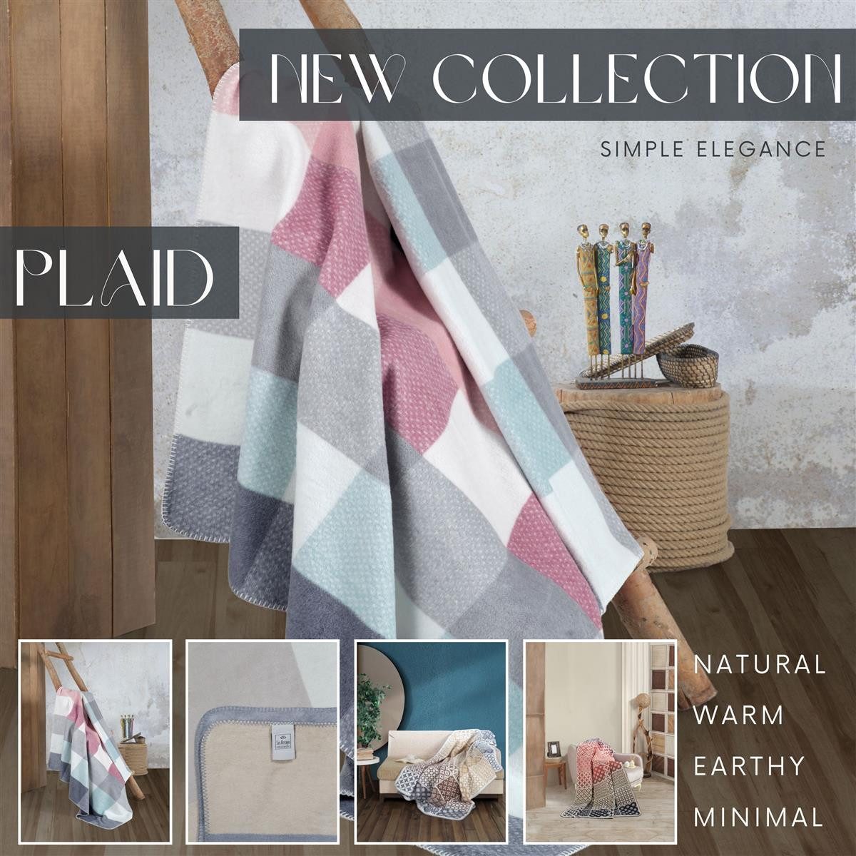 Plaid Plaid Kuscheldecke Decke - 150x200 cm - Extra Weich & Flauschig, SEI günstig online kaufen