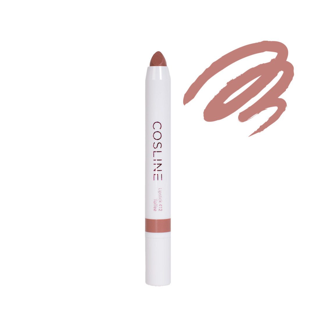 Cosline Cosmetics Lippenstift langanhaltend, pflegend, cremige Textur, mit natürlichen Inhaltsstoffen, Made in Germany