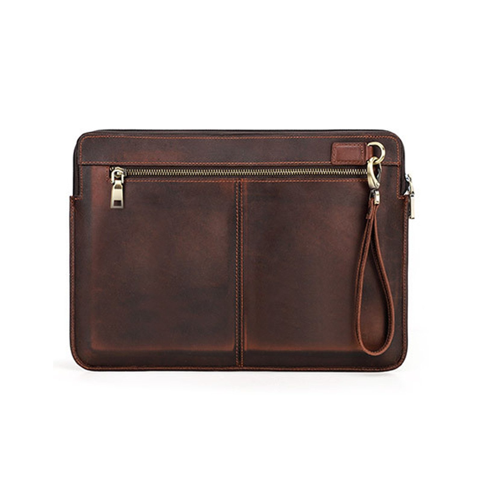 YUBRO-STUDIO Laptoptasche Für MacBook Pro14 Echtleder günstig online kaufen