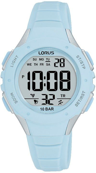 LORUS Chronograph Sports digital, R2365PX9, Armbanduhr,Quarzuhr,Kinderuhr,bis10 bar wasserdicht,ideal als Geschenk