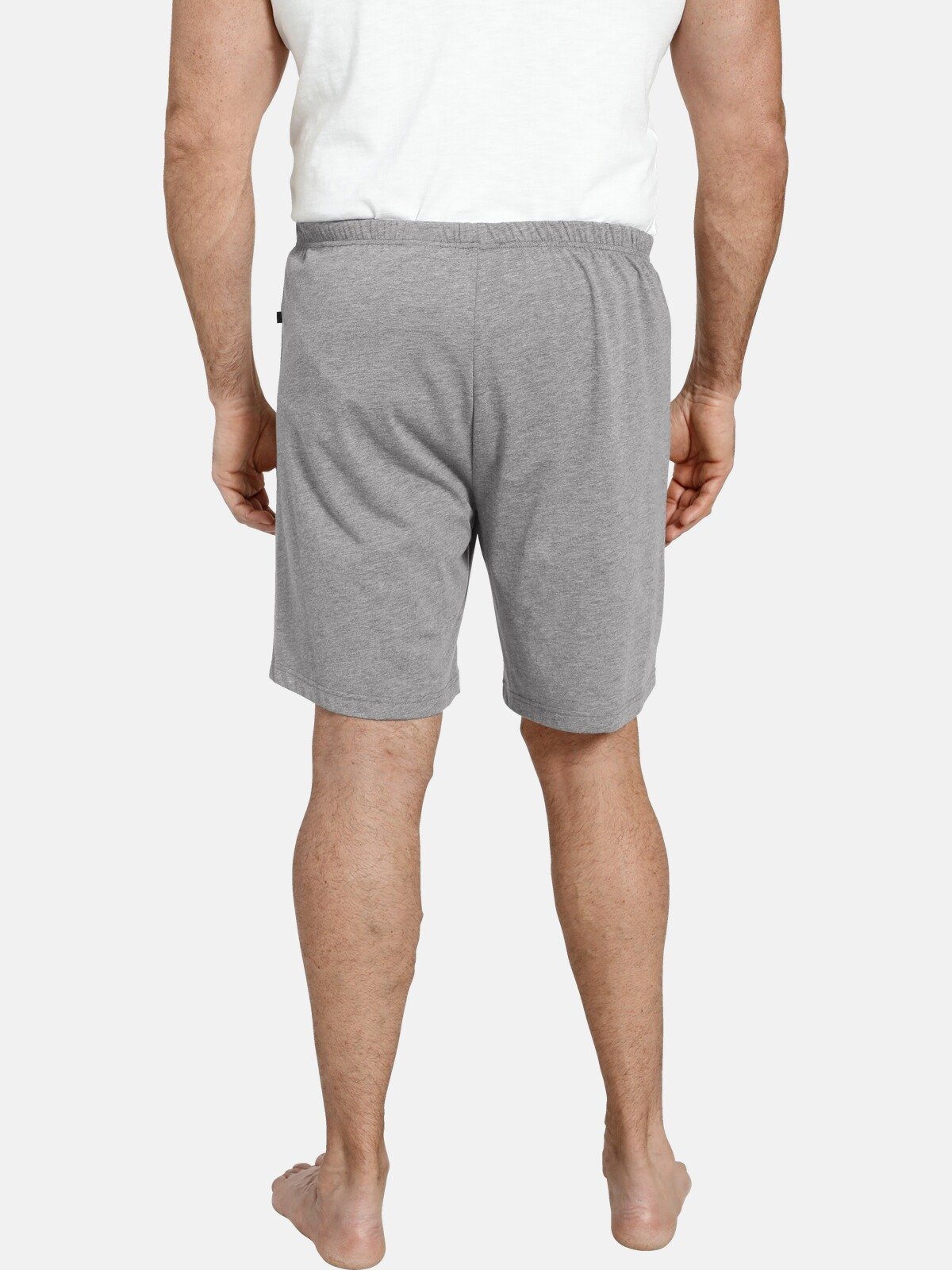 Schlafhose Relaxshorts LORD Charles leichte MYCROFT bequeme hellgrau Colby