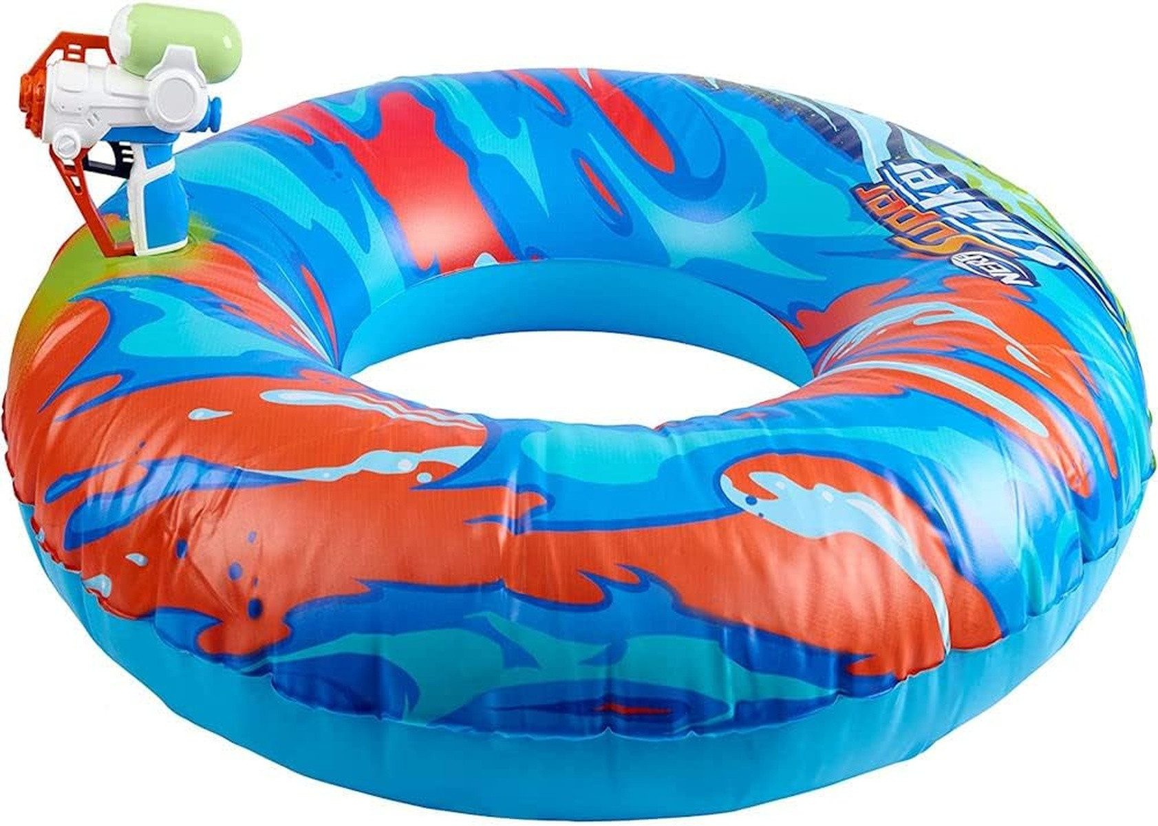 Hasbro Badespielzeug Hydro Battle Cruiser mit Wasser Blaster, Aufblasbar, integrierter Wasser-Blaster