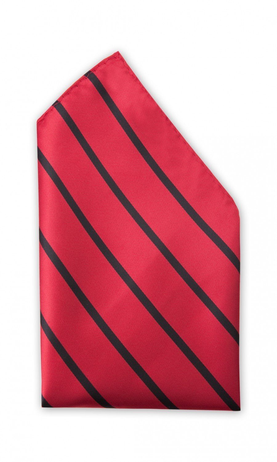 Farini in 6cm mit Einstecktücher Schmal (6cm), & Krawatte (Set, Schlips (25x25cm) Rot/Schwarz Herren Einstecktuch) Fabio