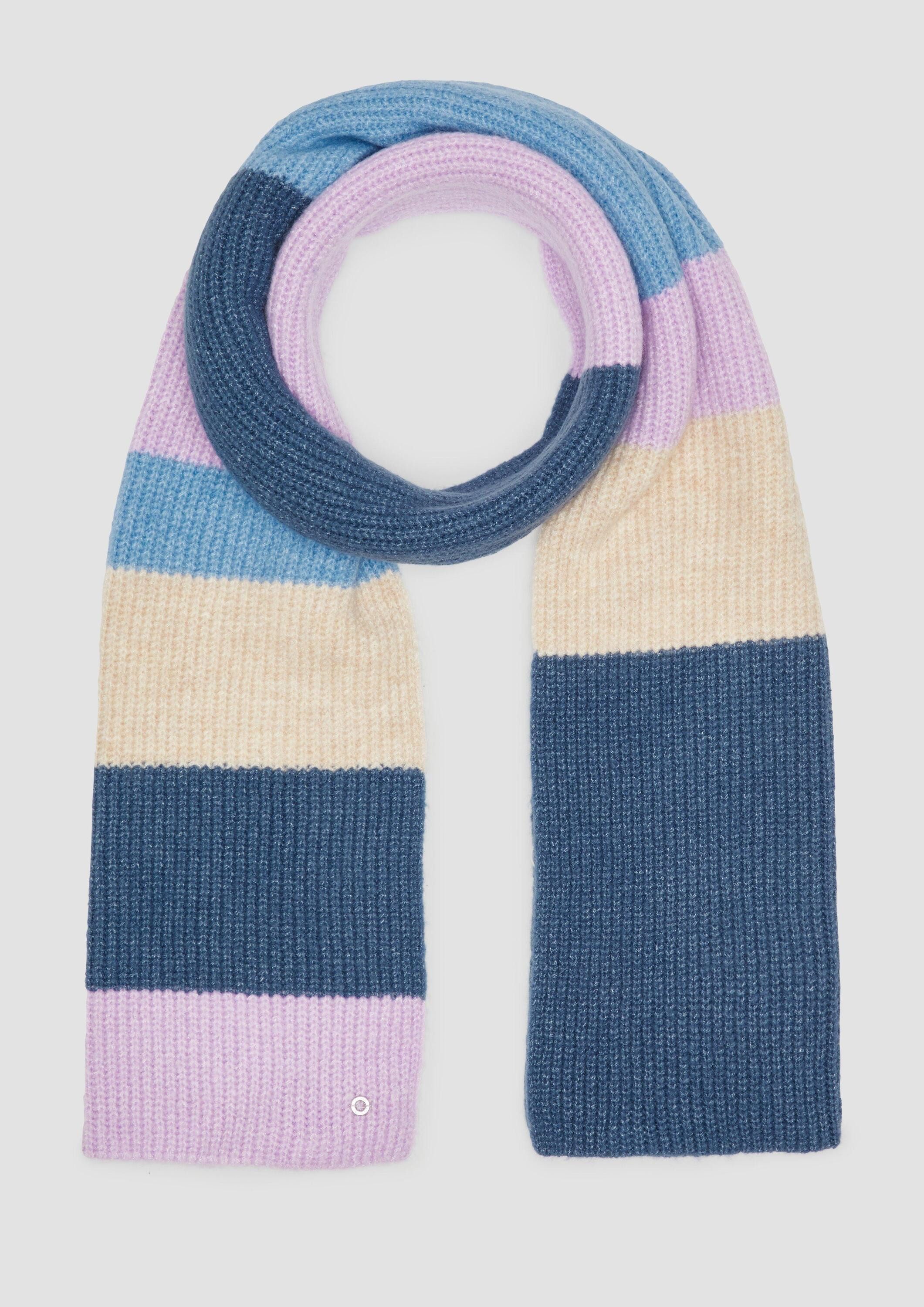 s.Oliver Schal Tuch, Gestreifter Strickschal