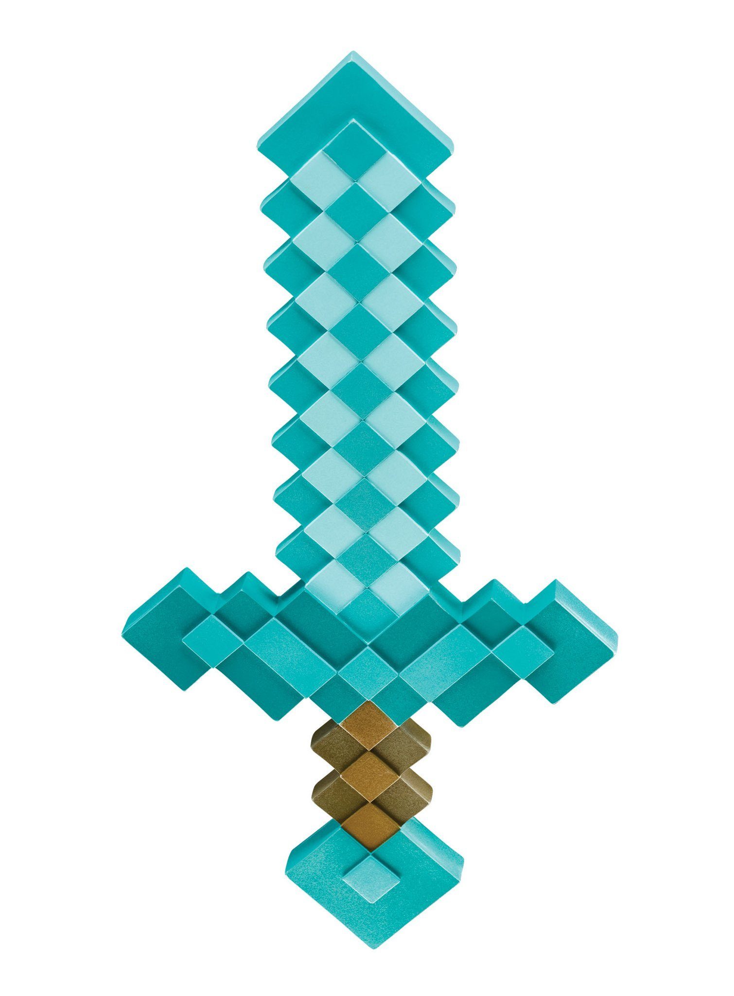 Metamorph Kostüm Minecraft Schwert, Die ikonische Pixel-Waffe aus dem beliebten 3D-Game