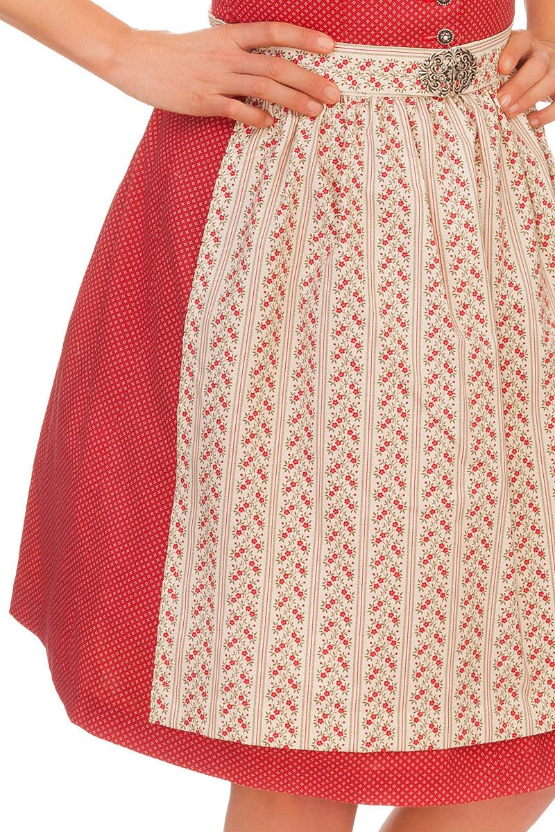 Alpenwahnsinn Dirndl Retro Dirndl 2tlg. - ROSENROT - rot – Bild 4 von 5