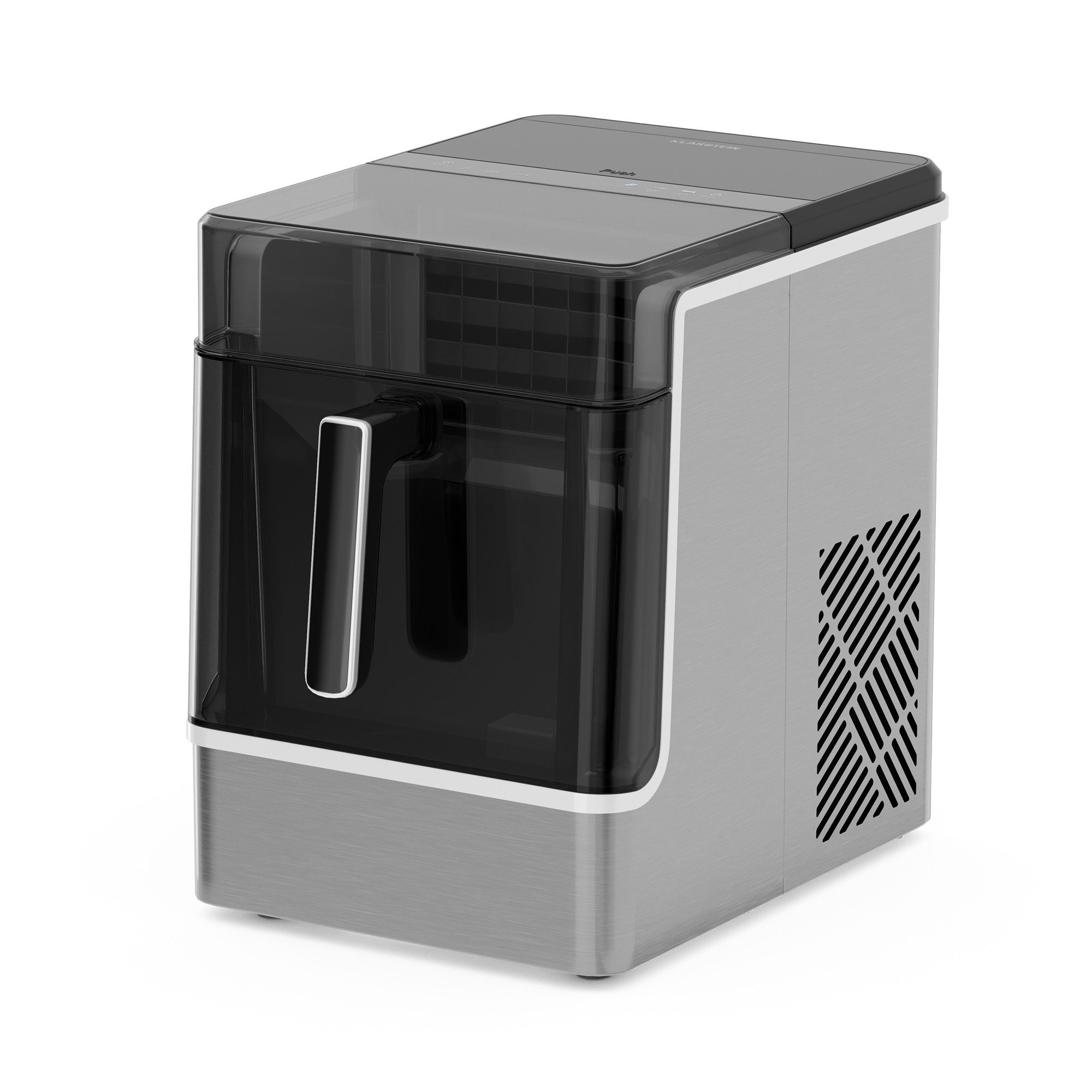 Klarstein Eiswürfelmaschine Ice Lux, Eiswürfelbereiter Eismachinen Ice maker 23kg LED Touch